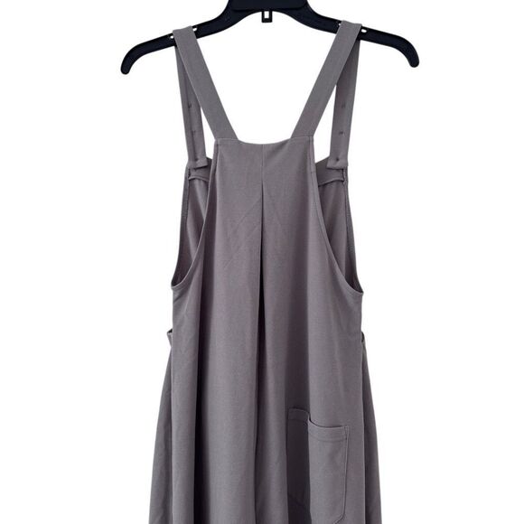 Halara Adjustable Strap Button Multiple Pockets Waffle Casual Overalls - Picture 7 of 10